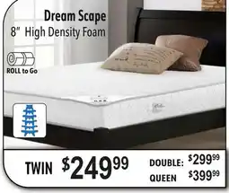 Oxford Mills Dream Scope 8 High Density Foam offer