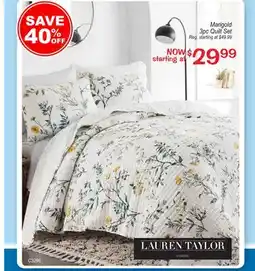 Oxford Mills Marigold 3pc Quilt Set offer