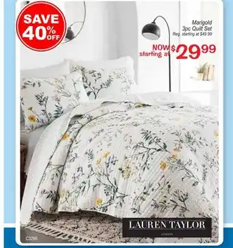 Oxford Mills Marigold 3pc Quilt Set offer