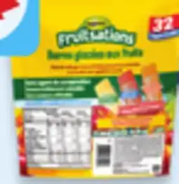 Walmart Mott's Fruitsations Juice Ice Bars offer