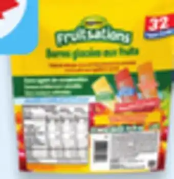 Walmart Mott's Fruitsations Juice Ice Bars offer