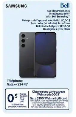 Walmart Galaxy S24 FE offer