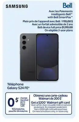 Walmart Galaxy S24 FE offer