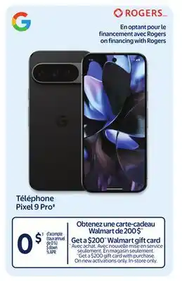 Walmart Téléphone Pixel 9 Pro offer