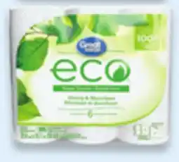 Walmart Great Value Paper Towels 6-Pack 105 Sheets offer