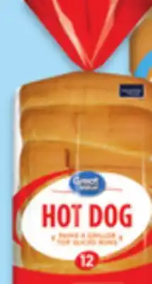 Walmart Great Value Hot Dog Buns offer