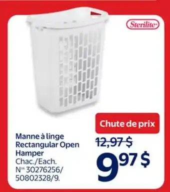 Walmart Rectangular Open Hamper offer
