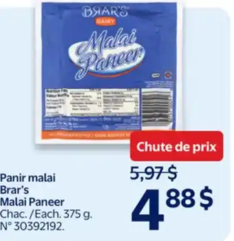 Walmart Brar's Malai Paneer offer