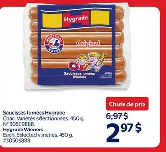 Walmart Hygrade Wieners offer