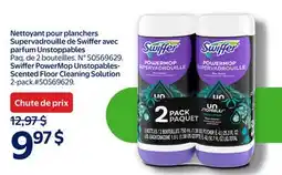 Walmart Swiffer PowerMop Unstoppables-Scented Floor Cleaning Solution offer