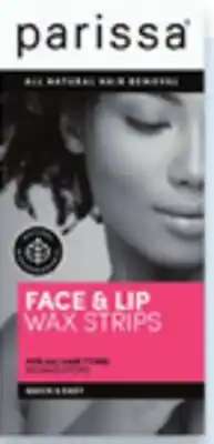 Walmart Parissa Face & Lip Wax Strips 20s offer