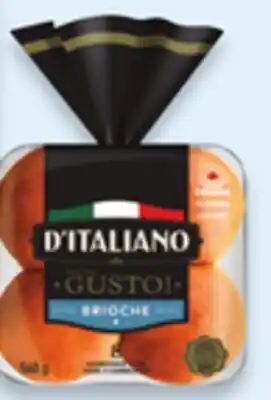 Walmart D'Italiano with Gusto! Brioche Style Hamburger Buns offer