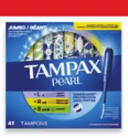 Walmart Tampax Pearl Tampons 38s - 50s offer