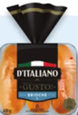 Walmart D'Italiano with Gusto! Brioche Style Hot Dog Buns offer