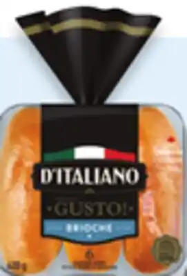 Walmart D'Italiano with Gusto! Brioche Style Hot Dog Buns offer