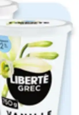 Walmart Liberte Greek 650 - 750 g Yogurt Tubs offer