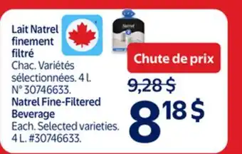 Walmart Natrel Fine-Filtered Beverage offer