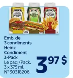 Walmart Heinz Condiment 3-Pack offer