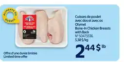 Walmart Olymel Bone—In Chicken Breasts with Back offer