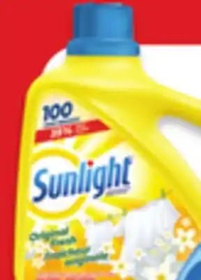 Walmart Sunlight 100 Loads Laundry Detergent offer