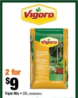 Home Depot Triple Mix offer