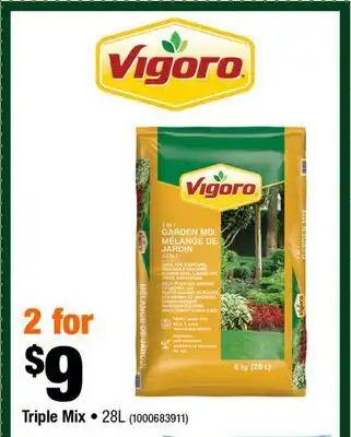 Home Depot Triple Mix offer
