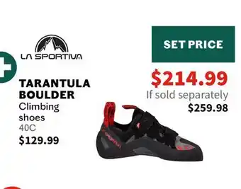Sports Experts TARANTULA BOULDER Climbing shoes offer