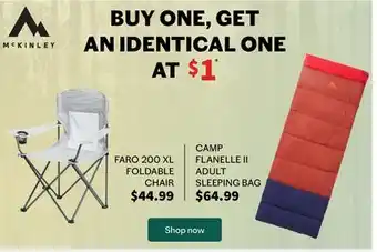 Sports Experts BUY ONE, GET AN IDENTICAL ONE AT $1 offer