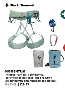 Sports Experts Black Diamond MOMENTUM offer