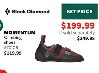Sports Experts MOMENTUM Climbing shoes offer