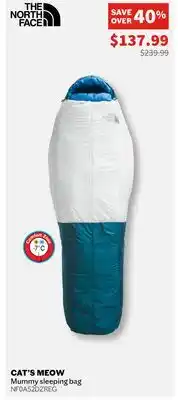 Sports Experts THE NORTH FACE - Cat's Meow - Mummy sleeping bag offer