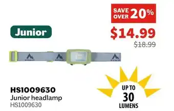 Sports Experts MCKINLEY - HS1009630 - Junior headlamp offer