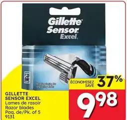 Rossy GILLETTE SENSOR EXCEL Razor blades offer