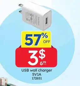 Rossy USB wall charger offer