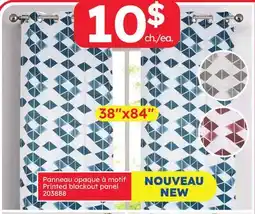 Rossy Printed blackout panel offer