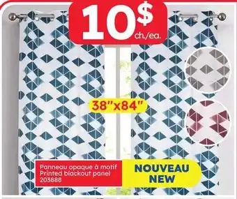 Rossy Printed blackout panel offer