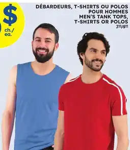 Rossy MEN'S TANK TOPS, T-SHIRTS OR POLOS offer