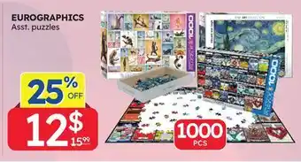 Rossy EUROGRAPHICS Asst. puzzles offer