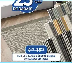 Rossy ON SELECTED RUGS offer