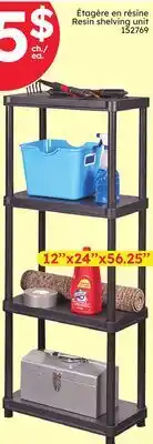 Rossy Resin shelving unit offer