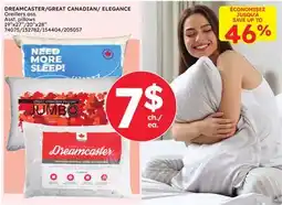 Rossy DREAMCASTER/GREAT CANADIAN/ ELEGANCE Asst. pillows offer