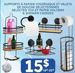 Rossy SELECTED TOILET PAPER HOLDERS & SHOWER CADDIES offer