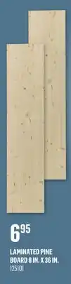 Canac Laminated Pine Board 8 in. x 36 in offer