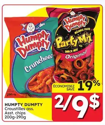 Rossy HUMPTY DUMPTY Asst. chips offer