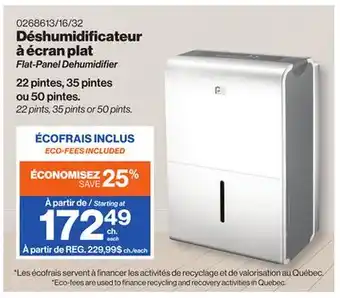 Patrick Morin Flat-Panel Dehumidifier offer