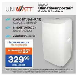 Patrick Morin Portable Air Conditioner offer