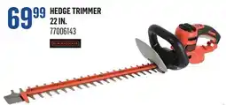 Canac Hedge Trimmer 22 in offer