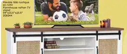Rossy Farmhouse rattan TV stand offer
