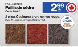 Patrick Morin Cedar Mulch offer