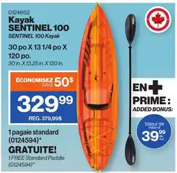 Patrick Morin SENTINEL 100 Kayak offer